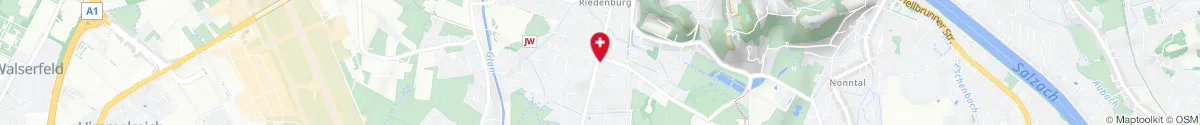 Kartendarstellung des Standorts für Moos Apotheke in 5020 Salzburg